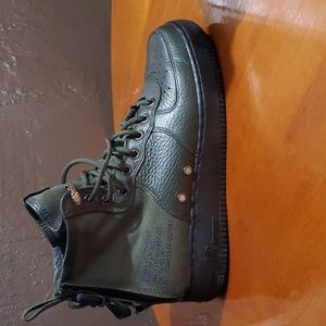 Nike Air SF AF1 Army Green & Black  Hightop Size 9.5